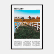 Kentucky Travel Color Poster