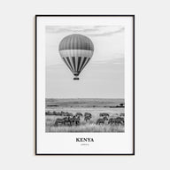 Kenya Portrait B&W Poster