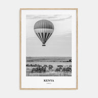 Kenya Portrait B&W Poster