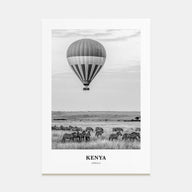 Kenya Portrait B&W Poster