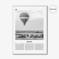 Kenya Print Black and White, Kenya Wall Art, Kenya Poster, Kenya Photo, Kenya Wall Decor, Nairobi, Mombasa, Kenyan, Africa