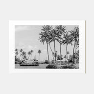 Kerala Landscape B&W Poster