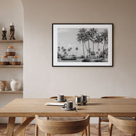Kerala Landscape B&W Poster