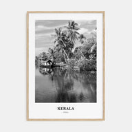 Kerala Portrait B&W Poster