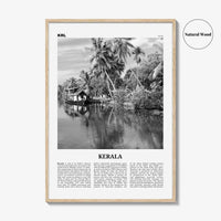 Kerala Print Black and White, Kerala Wall Art, Kerala Poster, Kerala Photo, Kerala Wall Décor, India
