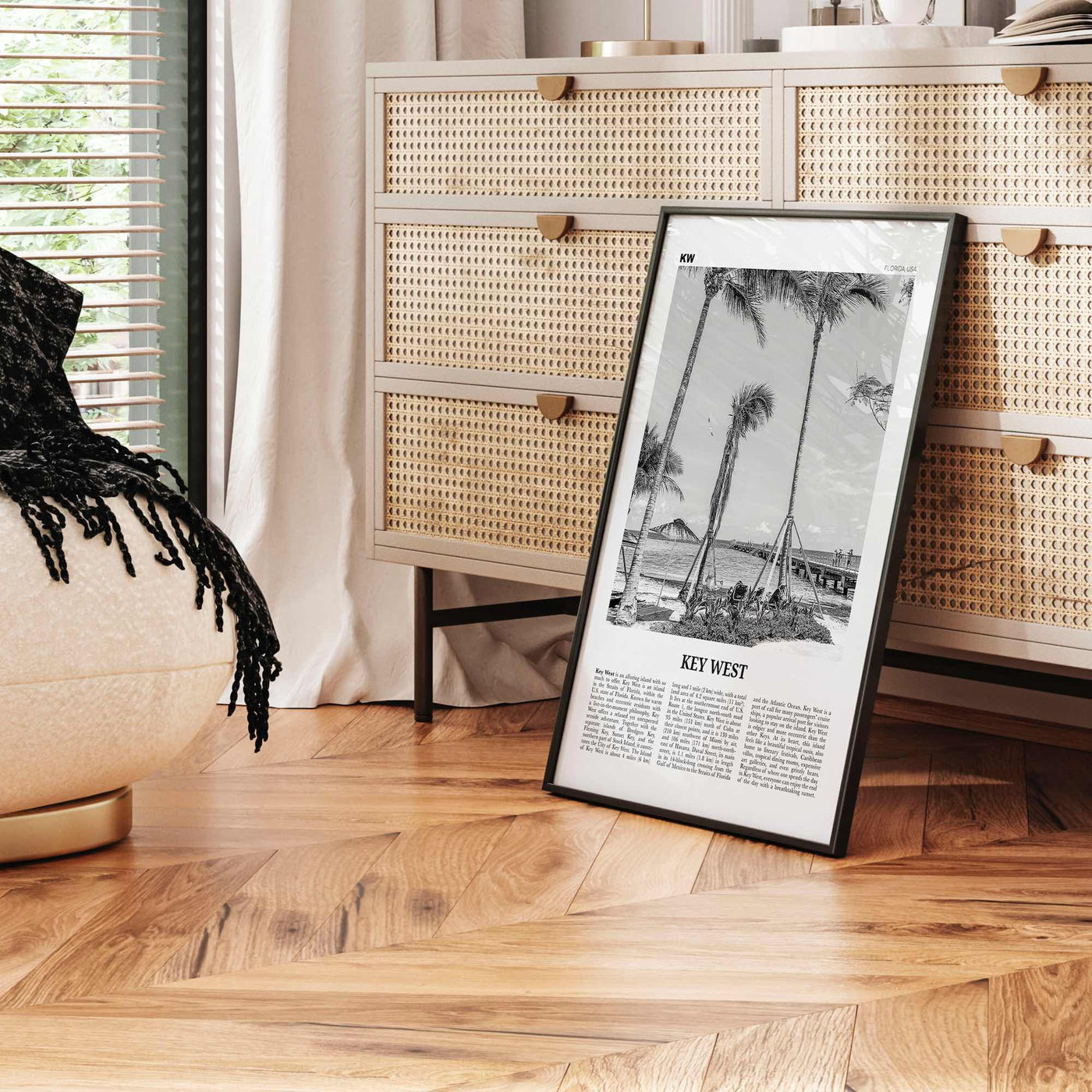 Key West Print Black and White No 1, Key West Wall Art, Key West Poster, Key West Photo, Key West, Florida, USA, United States, America