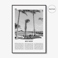 Key West Print Black and White No 1, Key West Wall Art, Key West Poster, Key West Photo, Key West, Florida, USA, United States, America