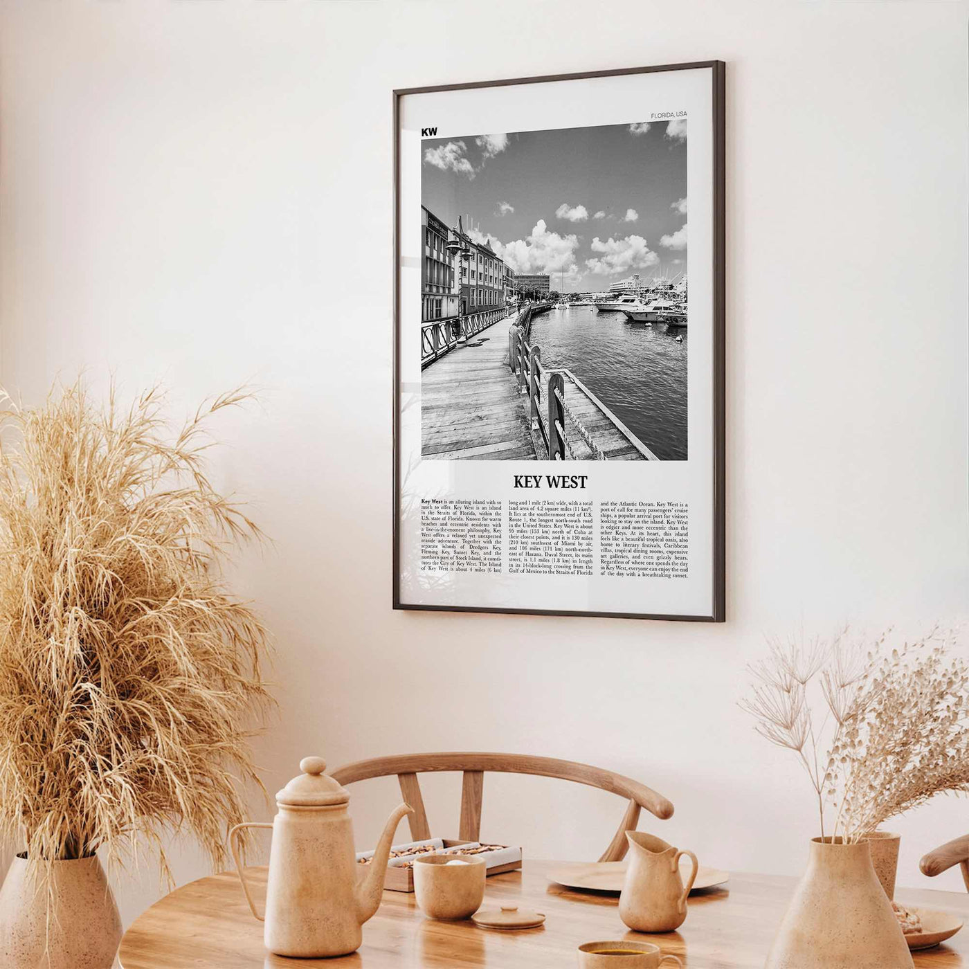 Key West Print Black and White No 2, Key West Wall Art, Key West Poster, Key West Photo, Key West, Florida, USA, United States, America