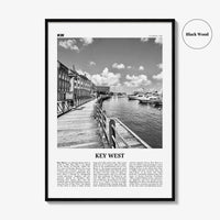 Key West Print Black and White No 2, Key West Wall Art, Key West Poster, Key West Photo, Key West, Florida, USA, United States, America