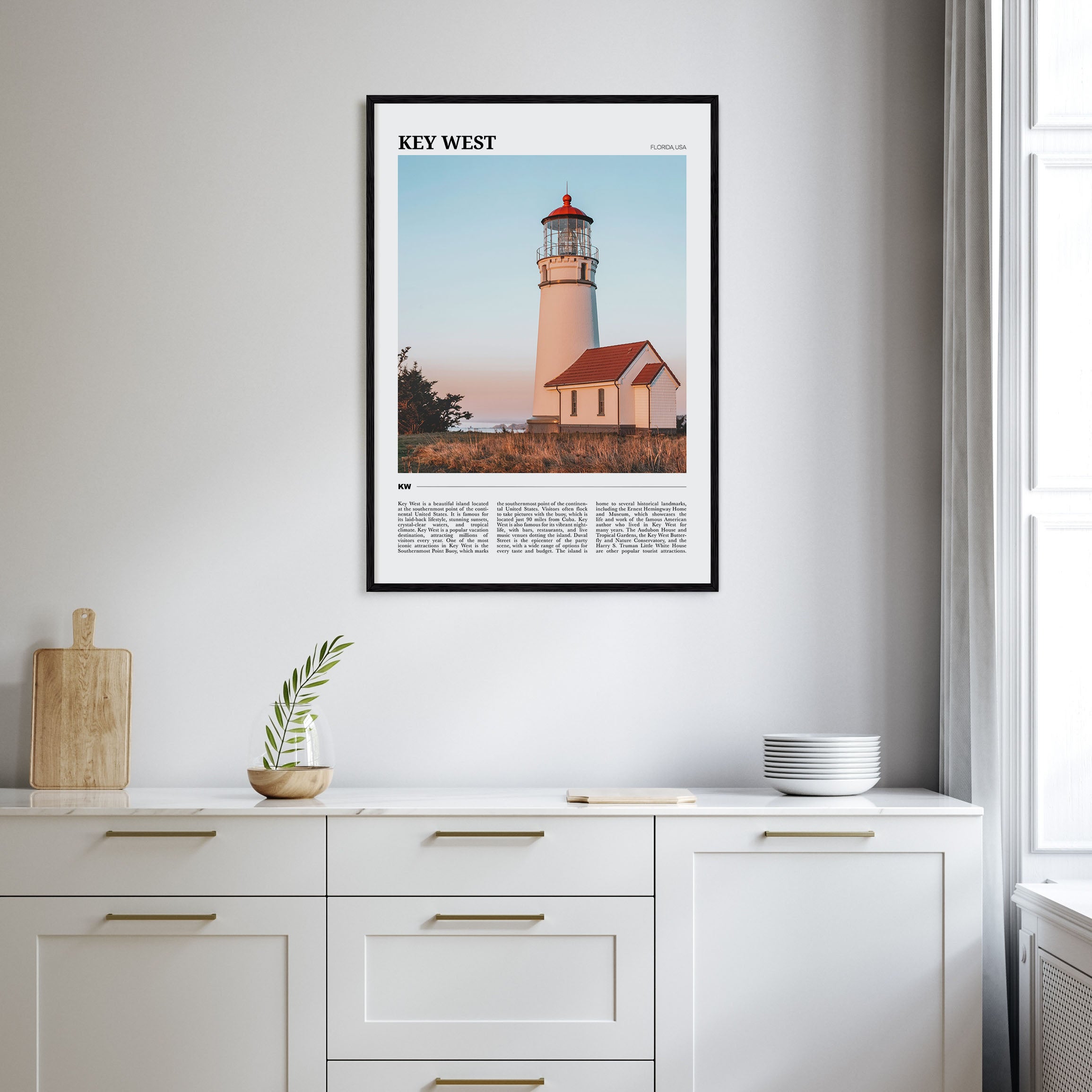 Key West Travel Color Poster