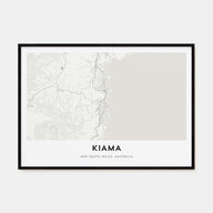 Kiama Map Landscape Poster