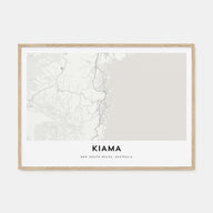 Kiama Map Landscape Poster