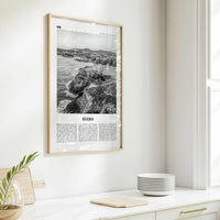 Kiama Print Black and White, Kiama Wall Art, Kiama Poster, Kiama Photo, Kiama Wall Décor, New South Wales, Australia