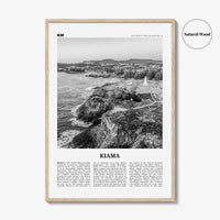 Kiama Print Black and White, Kiama Wall Art, Kiama Poster, Kiama Photo, Kiama Wall Décor, New South Wales, Australia