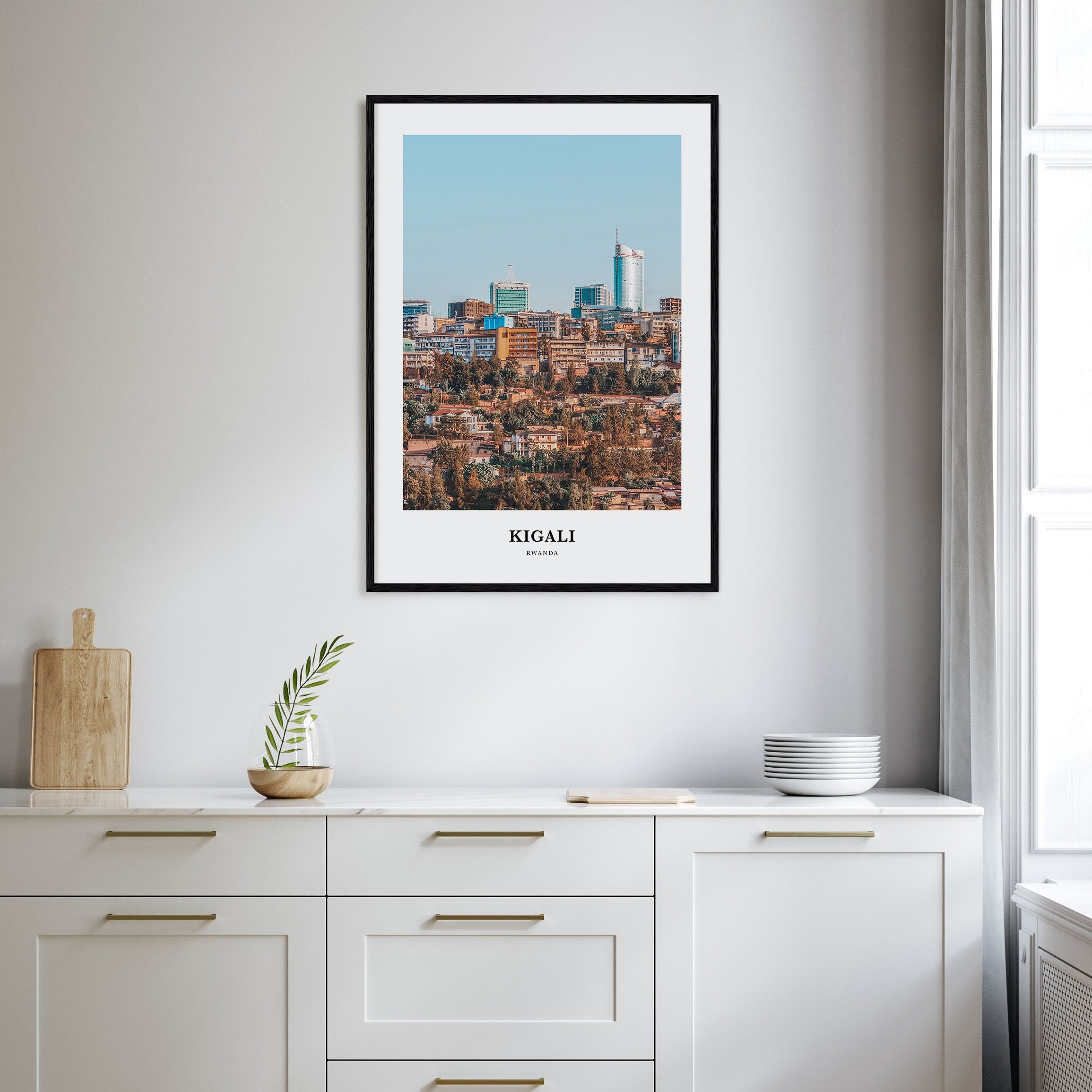 Kigali Portrait Color Poster