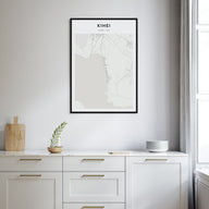 Kihei Map Portrait Poster