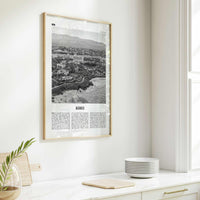 Kihei Print Black and White, Kihei Wall Art, Kihei Poster, Kihei Photo, Kihei Wall Décor, Hawaii, USA, United States, North America