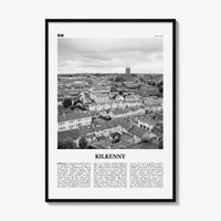 Kilkenny Print Black and White, Kilkenny Wall Art, Kilkenny Poster, Kilkenny Photo, Kilkenny Wall Décor, Kilkenny Map, Ireland
