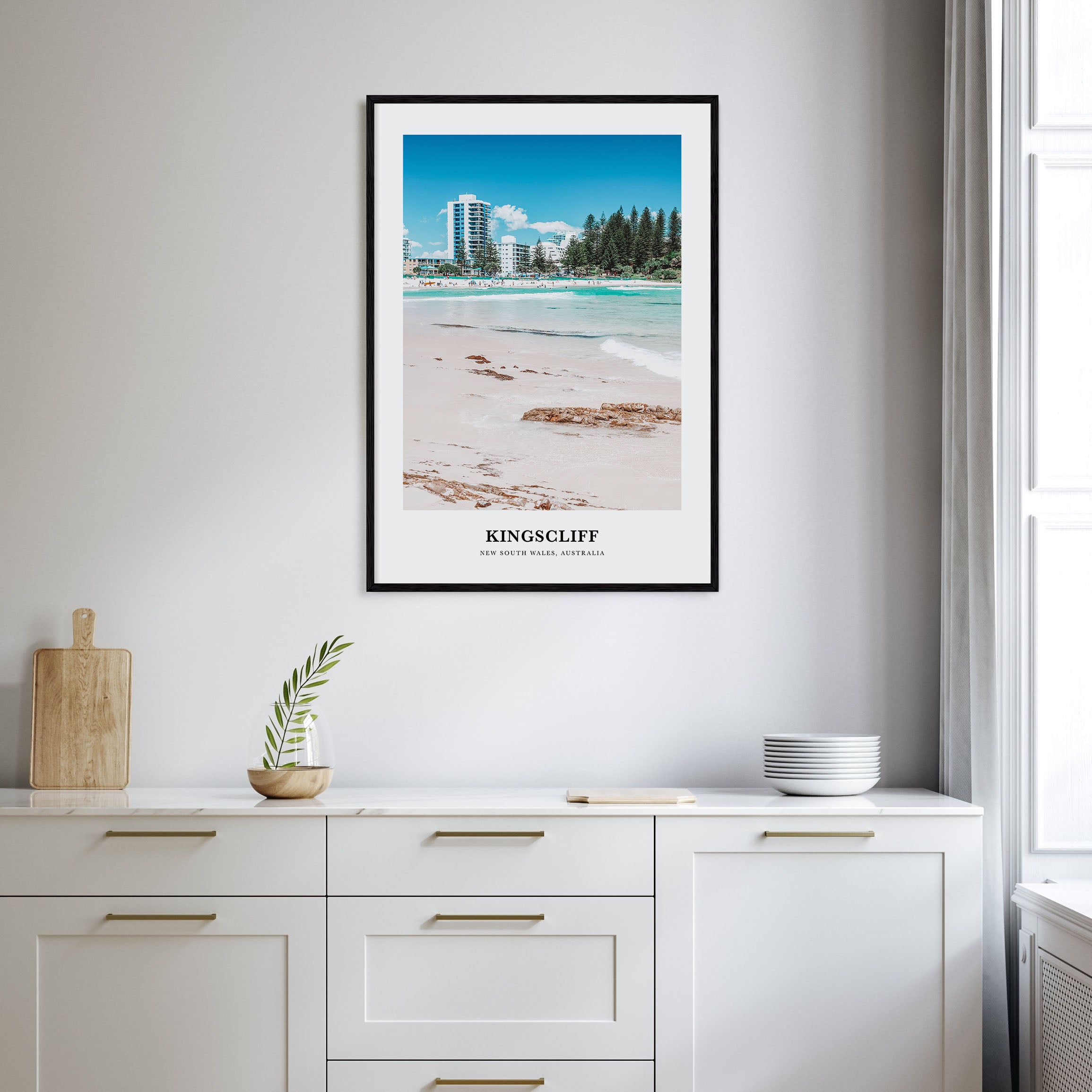 Kingscliff Portrait Color Poster