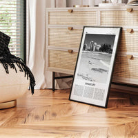 Kingscliff Print Black and White, Kingscliff Wall Art, Kingscliff Poster, Kingscliff Photo, Kingscliff Wall Décor, Kingscliff Map, Australia