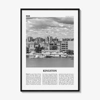 Kingston Print Black and White Canada, Kingston Wall Art, Kingston Poster, Kingston Photo, Kingston Wall Décor, Cataraqui, Ontario