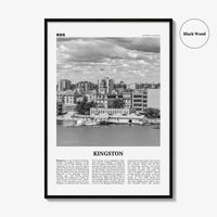 Kingston Print Black and White Canada, Kingston Wall Art, Kingston Poster, Kingston Photo, Kingston Wall Décor, Cataraqui, Ontario