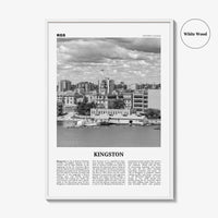 Kingston Print Black and White Canada, Kingston Wall Art, Kingston Poster, Kingston Photo, Kingston Wall Décor, Cataraqui, Ontario