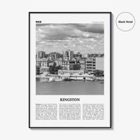 Kingston Print Black and White Canada, Kingston Wall Art, Kingston Poster, Kingston Photo, Kingston Wall Décor, Cataraqui, Ontario