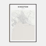 Kingston, Jamaica Map Portrait Poster
