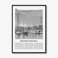 Kingston upon Hull Print Black and White, Hull Wall Art, Hull Poster, Hull Photo, Hull Wall Décor, England, UK, United Kingdom