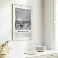 Kingston upon Hull Print Black and White, Hull Wall Art, Hull Poster, Hull Photo, Hull Wall Décor, England, UK, United Kingdom