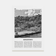 Kingstown Travel B&W Poster