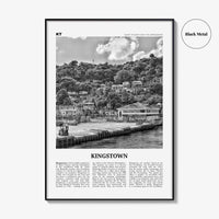 Kingstown Print Black and White, Kingstown Wall Art, Kingstown Poster, Kingstown Photo, Kingstown Wall Décor, Saint Vincent and Grenadines