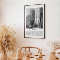 Kips Bay Print Black and White, Kips Bay Wall Art, Kips Bay Poster, Kips Bay Photo, Kips Bay Wall Décor, Manhattan, New York, USA