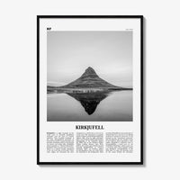 Kirkjufell Print Black and White, Kirkjufell Wall Art, Kirkjufell Poster, Kirkjufell Photo, Snæfellsnes, Iceland