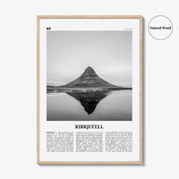 Kirkjufell Print Black and White, Kirkjufell Wall Art, Kirkjufell Poster, Kirkjufell Photo, Snæfellsnes, Iceland