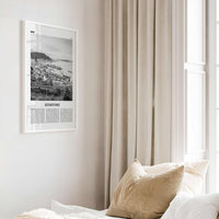 Kitakyushu Print Black and White, Kitakyushu Wall Art, Kitakyushu Poster, Kitakyushu Photo, Kitakyushu Wall Décor, Kitakyushu Map, Japan