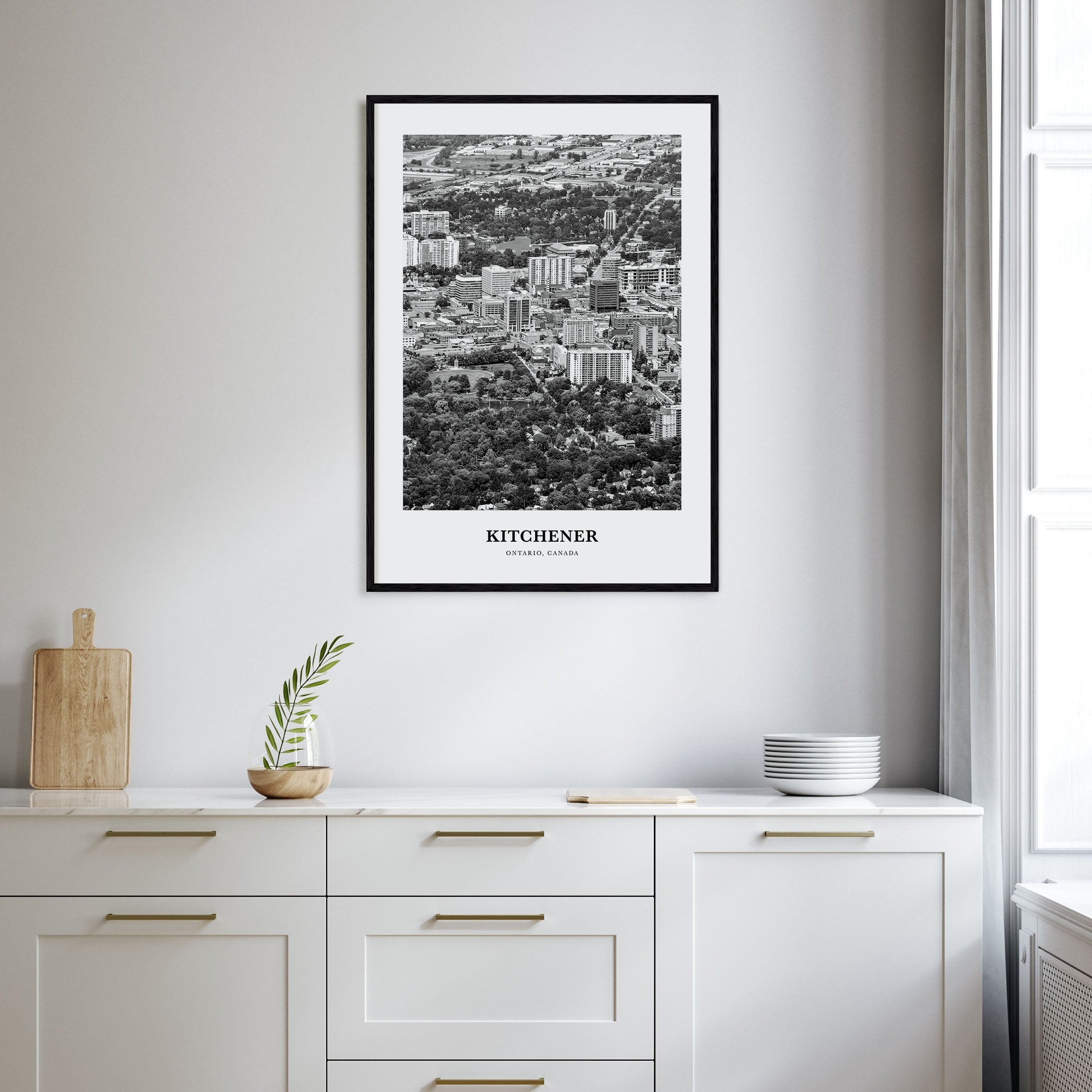 Kitchener Portrait B&W Poster