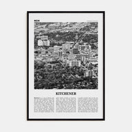 Kitchener Travel B&W Poster