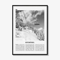 Kitzbuhel Print Black and White, Kitzbühel Wall Art, Kitzbühel Poster, Kitzbühel Photo, Kitzbühel Wall Décor, Tyrol, Austria, Österreich