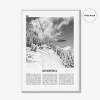 Kitzbuhel Print Black and White, Kitzbühel Wall Art, Kitzbühel Poster, Kitzbühel Photo, Kitzbühel Wall Décor, Tyrol, Austria, Österreich
