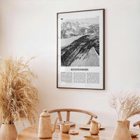 Kitzsteinhorn Print Black and White, Kitzsteinhorn Wall Art, Kitzsteinhorn Poster, Kitzsteinhorn Photo, Kitzsteinhorn Décor, Austria