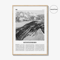 Kitzsteinhorn Print Black and White, Kitzsteinhorn Wall Art, Kitzsteinhorn Poster, Kitzsteinhorn Photo, Kitzsteinhorn Décor, Austria