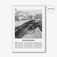 Kitzsteinhorn Print Black and White, Kitzsteinhorn Wall Art, Kitzsteinhorn Poster, Kitzsteinhorn Photo, Kitzsteinhorn Décor, Austria