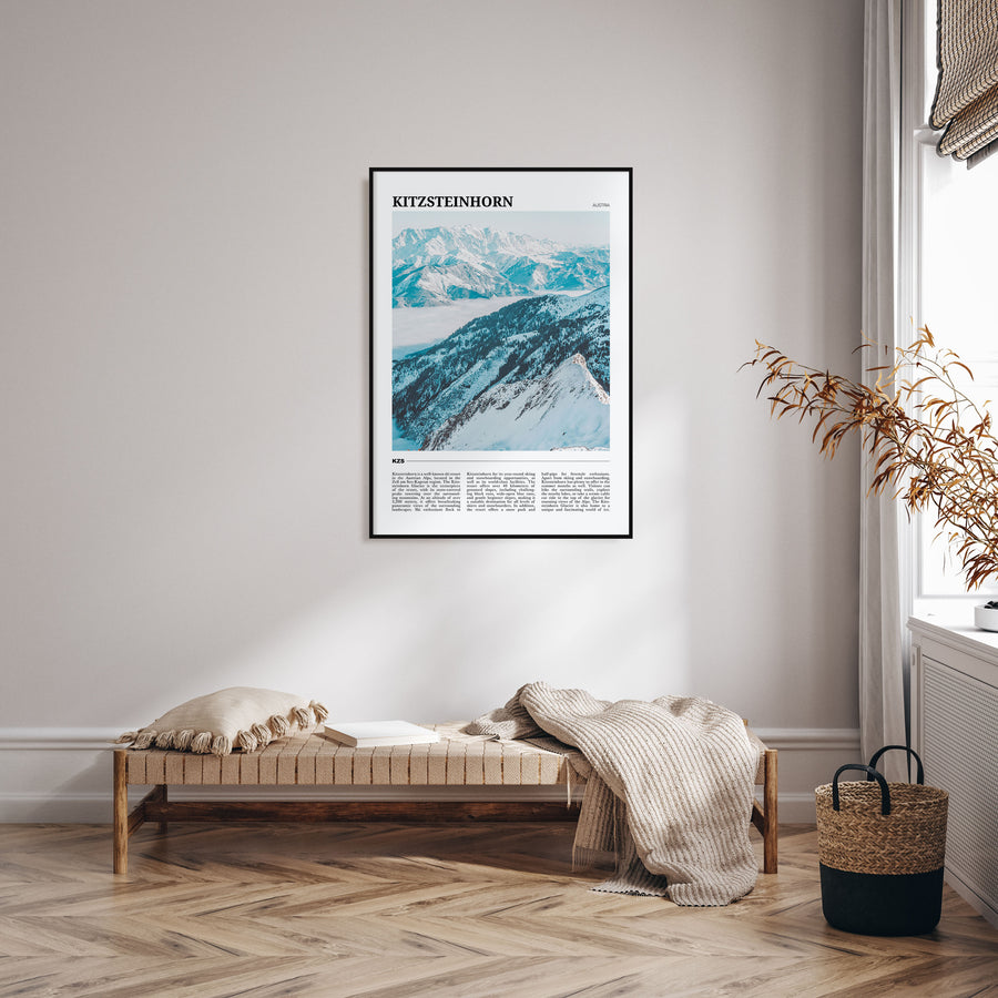 Kitzsteinhorn Travel Color Poster