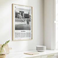 Klaipeda Print Black and White, Klaipeda Wall Art, Klaipeda Poster, Klaipeda Photo, Klaipeda Wall Décor, Klaipeda Map, Lithuania