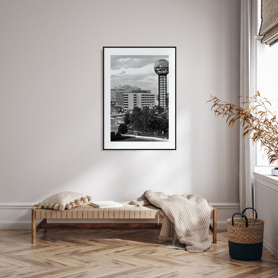Knoxville Photo B&W Poster