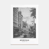 Knoxville Portrait B&W No 1 Poster