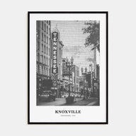 Knoxville Portrait B&W No 1 Poster