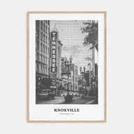 Knoxville Portrait B&W No 1 Poster